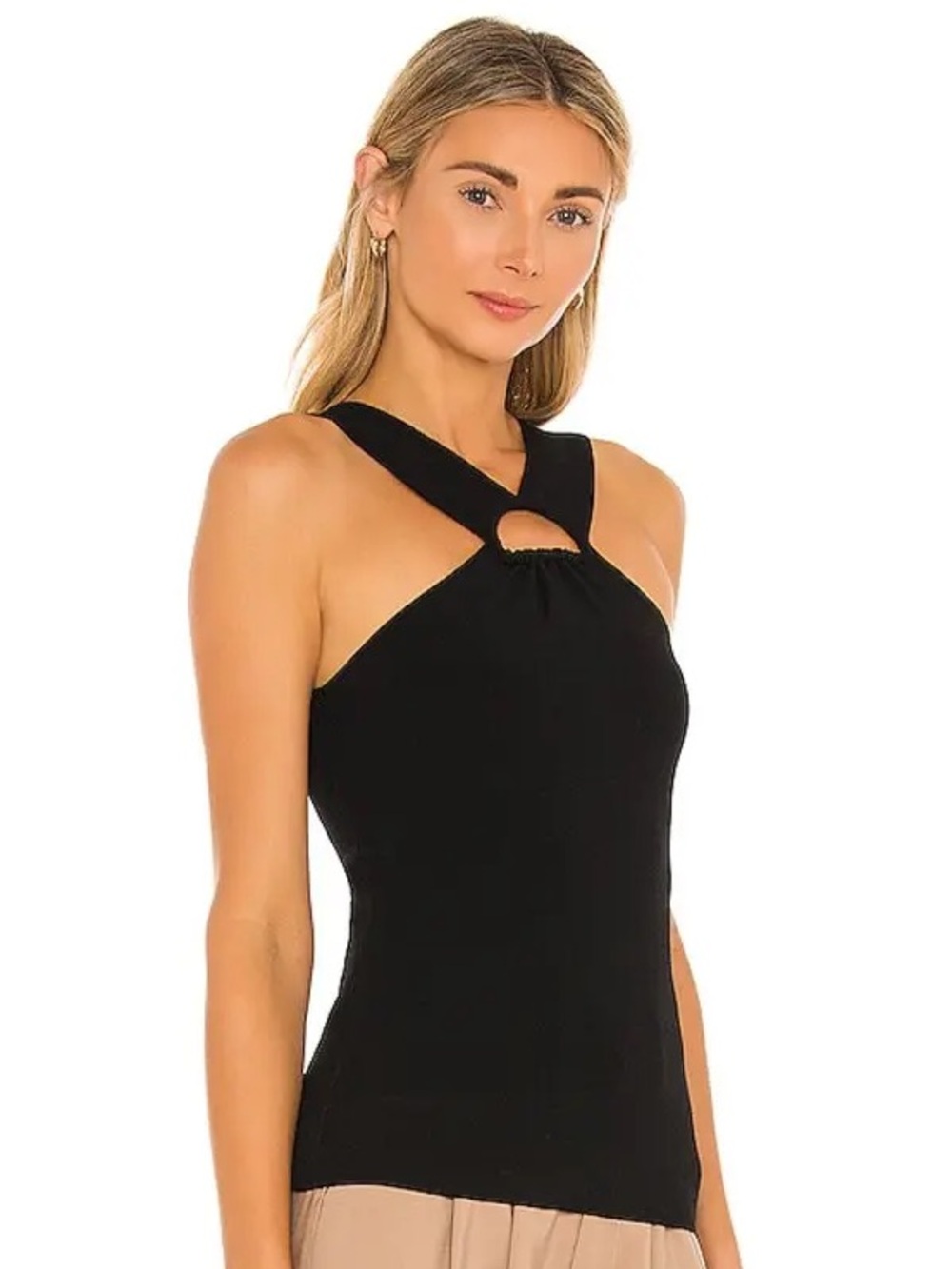 💕 AUTUMN CASHMERE D-Ring Halter Top  XS